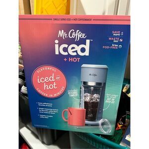Mr. Coffee Single-Serve Iced / Hot Coffee Maker Designer Series w Filter 2153434